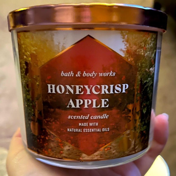 Bath & Body Works Accents Bath Body Works 3 Wick Honeycrisp Apple